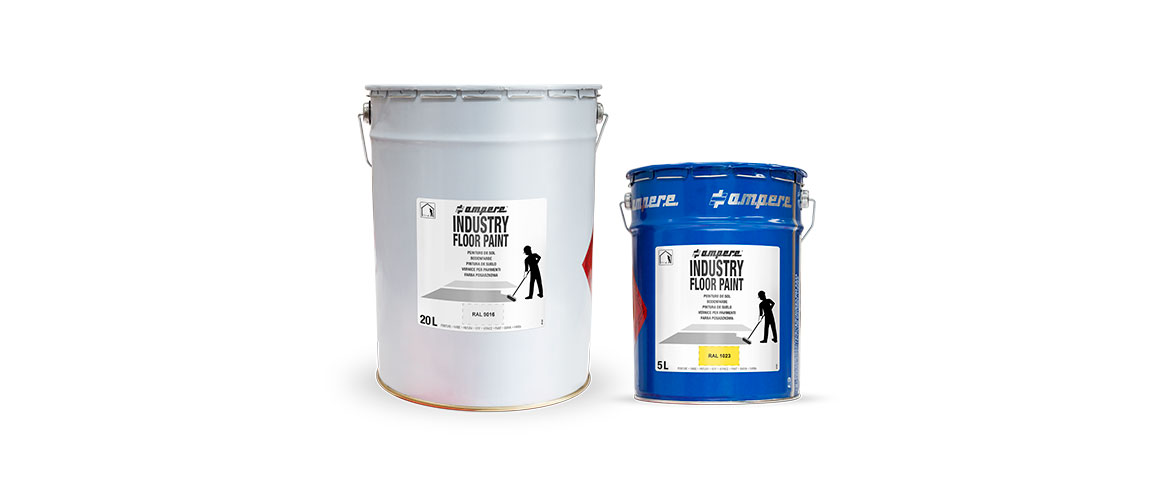 Pintura para suelo industrial - Industry floor paint - Ampere